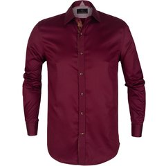 Richard Cotton Twill Shirt With Placket Trim-shirts-FA2 Online Outlet Store