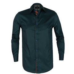 Clyde Cotton Twill Shirt With Placket Trim-shirts-FA2 Online Outlet Store