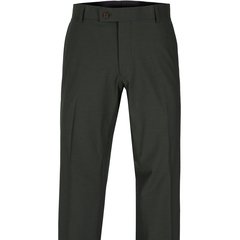Olive Idris Plain Stretch Dress Trousers-casual & dress trousers-FA2 Online Outlet Store