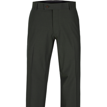 Olive Idris Plain Stretch Dress Trousers