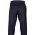 Caper Navy Windowpane Check Wool Dress Trouser