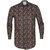 Pheasant Print Stretch Cotton Shirt