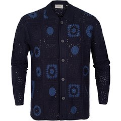 Timeo Crochet Knit Cardigan Shirt-shirts-FA2 Online Outlet Store