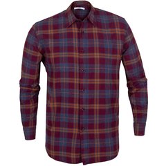 Slim Fit Flannel Check Cotton Shirt-shirts-FA2 Online Outlet Store