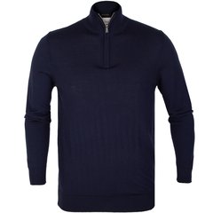 Destin Pure Wool 1/4 Zip Turtle Neck Pullover-knitwear-FA2 Online Outlet Store