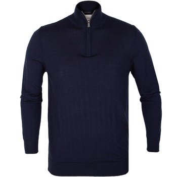 Destin Pure Wool 1/4 Zip Turtle Neck Pullover