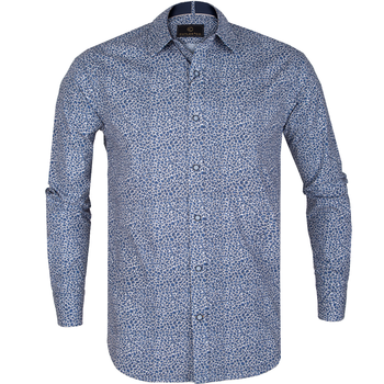 Blake Abstract Print Stretch Cotton Shirt